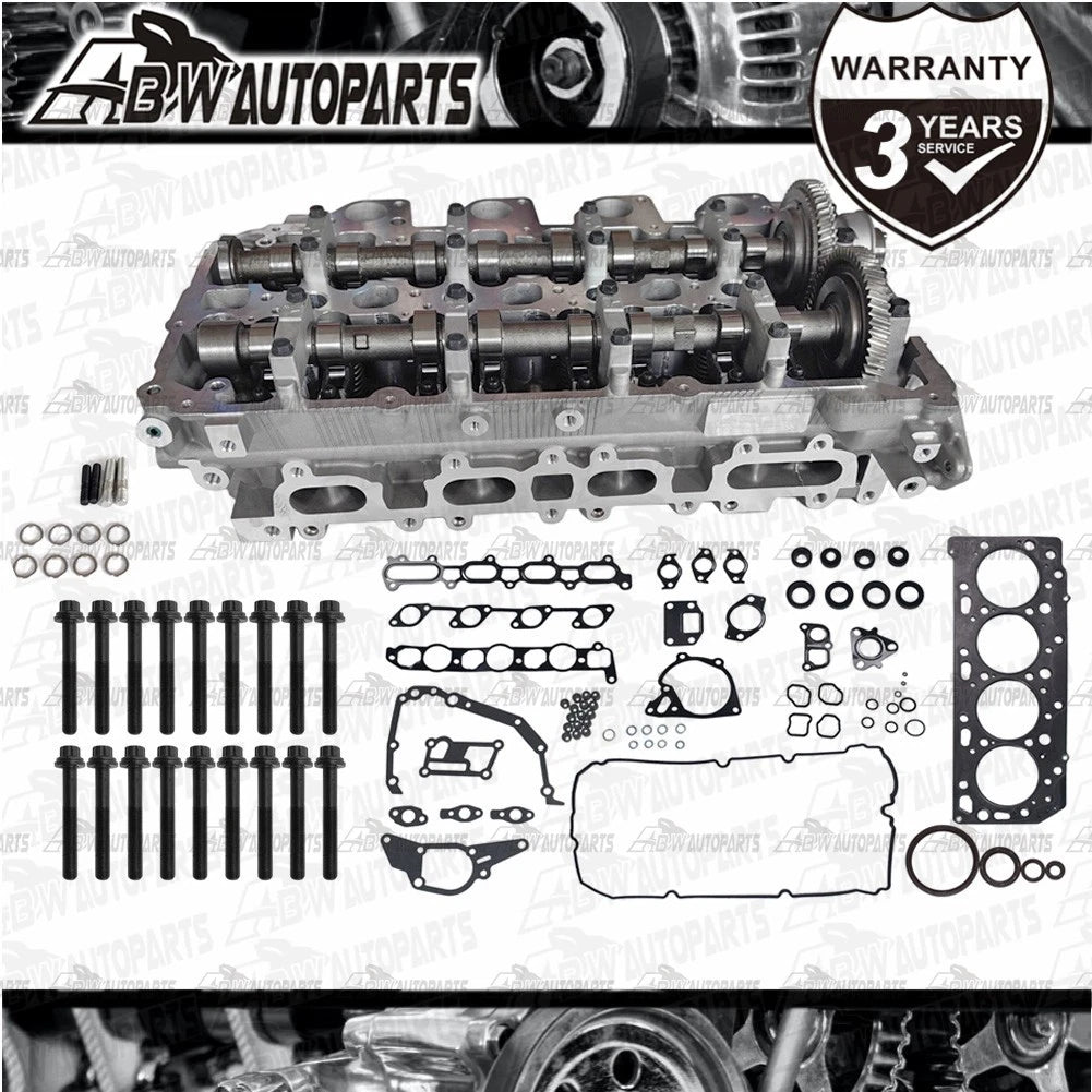 Fully Assembled Cylinder Head Gasket Kit Bolts Set Fits Mitsubishi 4D56 Triton