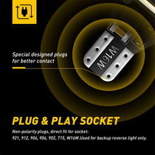 Load image into Gallery viewer, Pair T15 Canbus LED Free Light Backup Turn Tail Reverse Globes Projector Lens AU