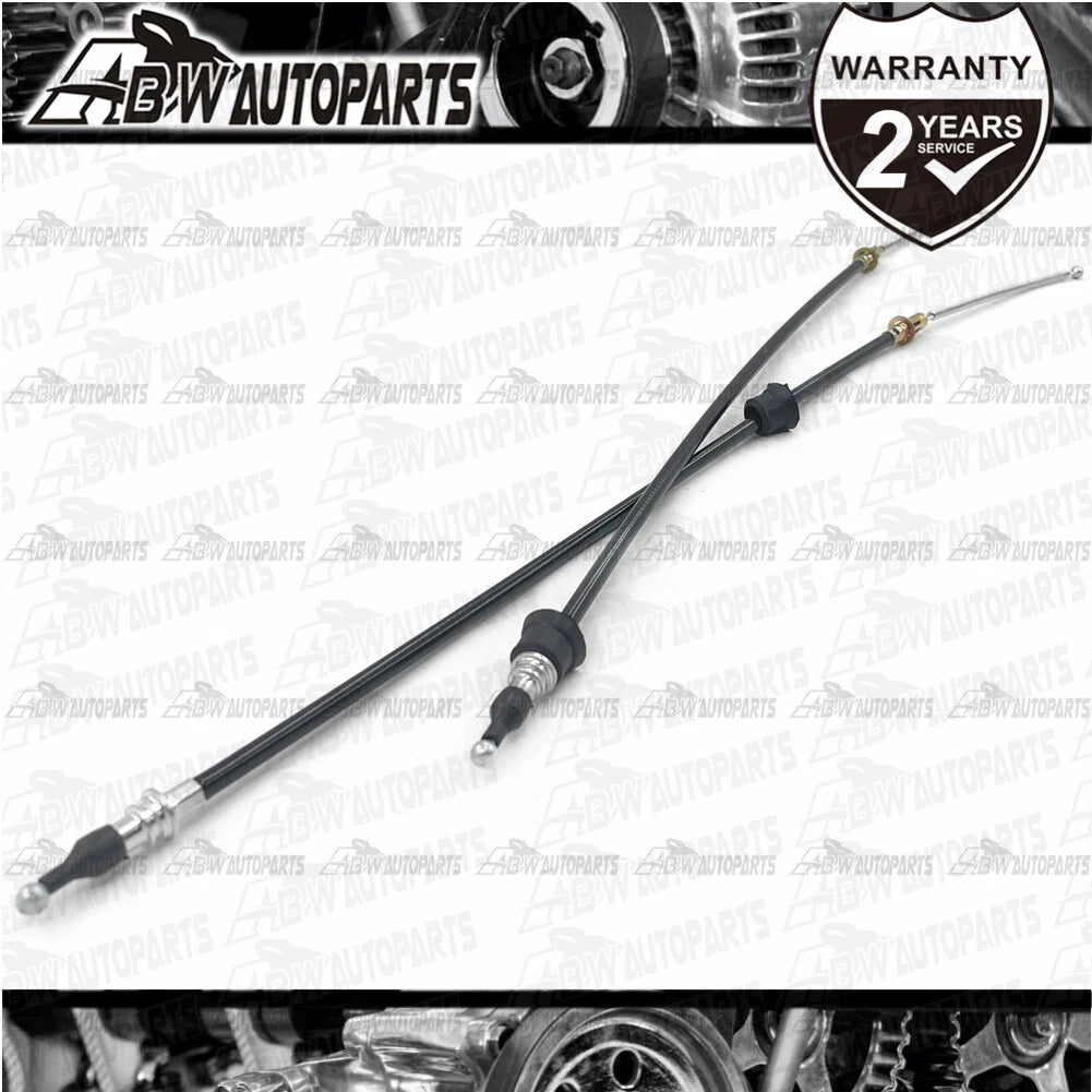 Pair Hand Brake Cable Holden HQ HJ HX HZ Rear Drum Sedan Wagon Coupe 1970-1980