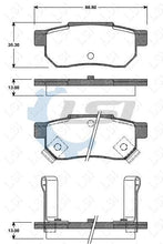 Load image into Gallery viewer, Rear Brake Pads and Disc Rotors set for Honda City GM 2009-2014