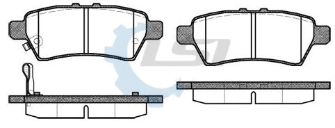 Rear Brake Pads and Disc Rotors Set for Nissan PATHFINDER R51 2.5TD 4.0L 2005-10
