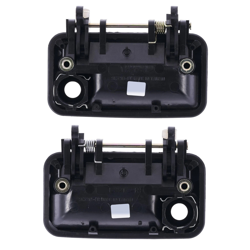 Door Handle Outer for Suzuki Swift 89-99 Set of 2 Black FRONT LEFT+RIGHT