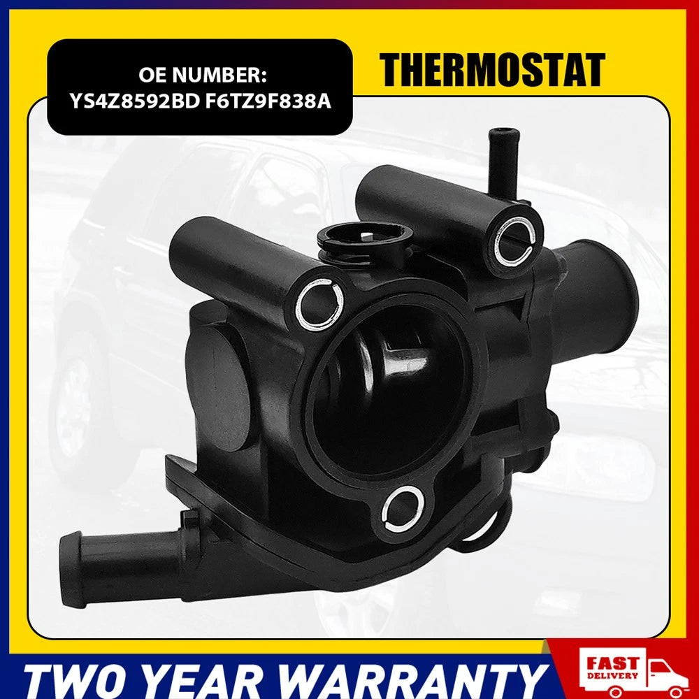 Engine Thermostat Housing Water Outlet for 01-04 Ford Focus Escape Mazda Tribute