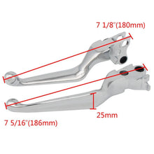 Load image into Gallery viewer, Clutch Brake Chrome Lever Levers for Harley Softail Sportster XL 883 1200 Dyna S