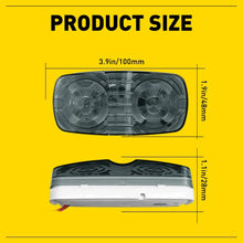 Load image into Gallery viewer, 10PCS LED Amber Red Clearance Light Side Marker Lamp Trailer Truck Caravan UTE