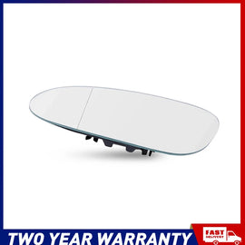 Left Passenger Side Mirror Glass w/Heated Back Plate For VW GOLF MK5 2004-08 AU