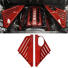 Load image into Gallery viewer, Red ABS Engine Bay Panel Cover for Chevrolet Corvette C8 Stingray 2020-2024 ST