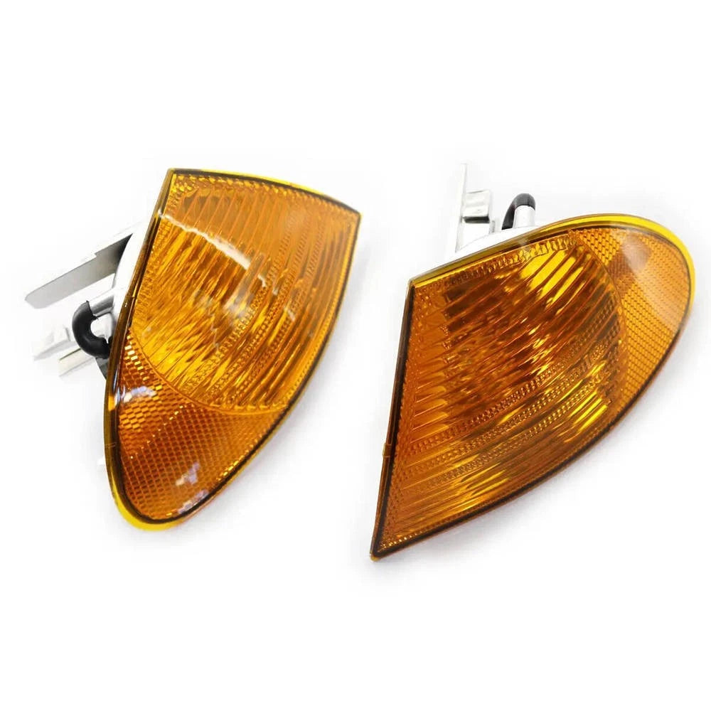 Pair Turn Signal Indicator Corner Lights For BMW 3 Series E46 Sedan 1999-2001 ST