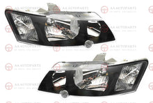 Load image into Gallery viewer, Black Headlights For Holden Commodore VY SS SV8 Pair Headlight Sedan Wagon Ute