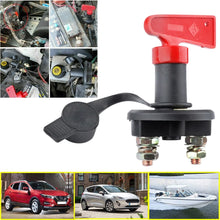 Load image into Gallery viewer, 1Pcs 12V 24V Disconnect Battery Isolator Cut Off Kill Switch Key Car Marine AU