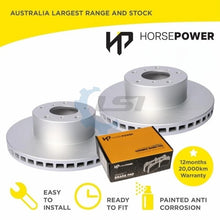 Load image into Gallery viewer, Front Brake Pads and Disc Rotors for Holden COMMODORE VX VY VZ VT SV6 SV8 SS