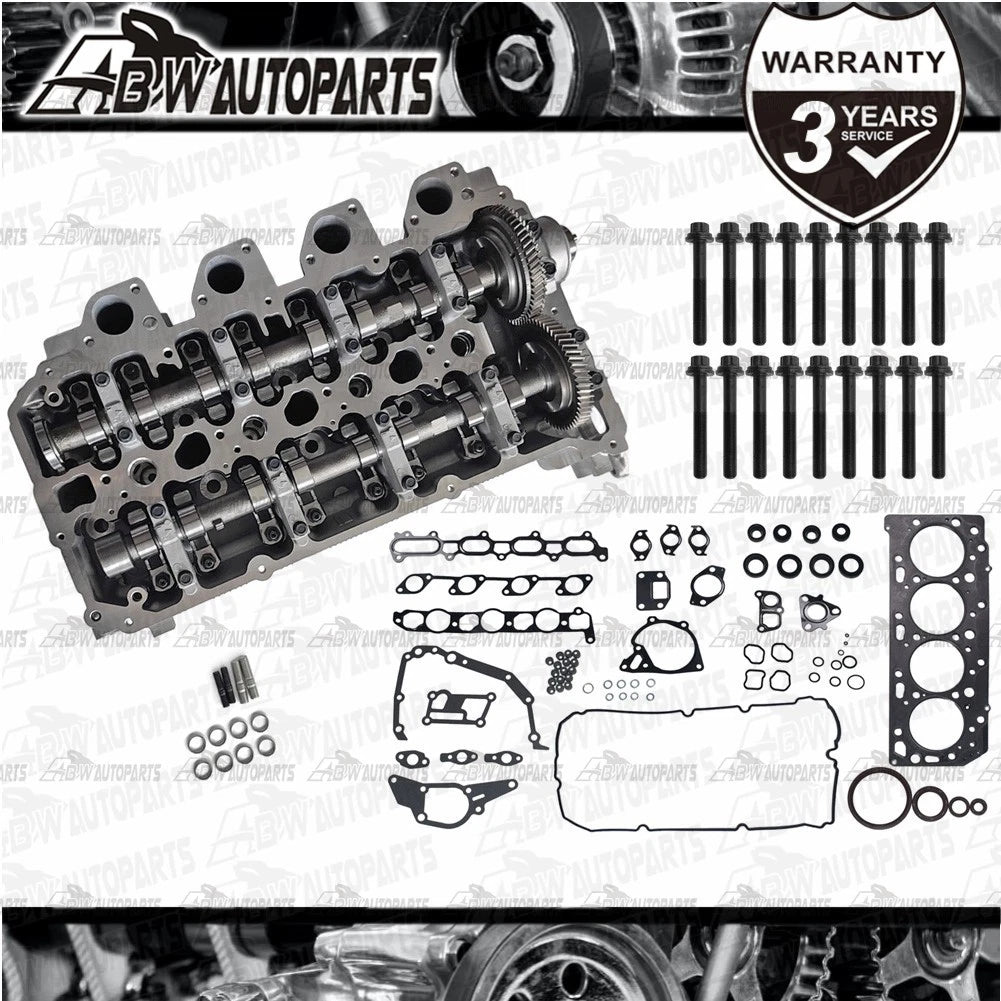 Fully Assembled Cylinder Head Gasket Kit Bolts Set Fits Mitsubishi 4D56 Triton