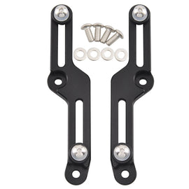 Black Aluminum Windshield Windscreen Adjusters Kit for Honda CB500X 2017-2020 ST