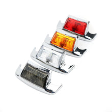 Load image into Gallery viewer, for Harley Touring Softail RED Lens Chorme Plated Rear Fender Tip LED Light ST