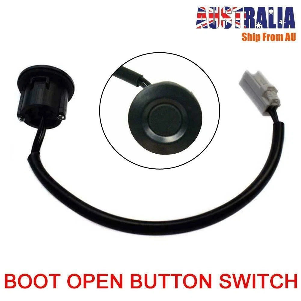 Black For Mazda 3 BL 2009-2013 Boot Tailgate Trunk Button Switch Opener Unlock