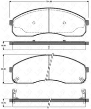 Load image into Gallery viewer, Genuine Roadhouse European Brake Pads Front [ 0821 12 ] DB1489