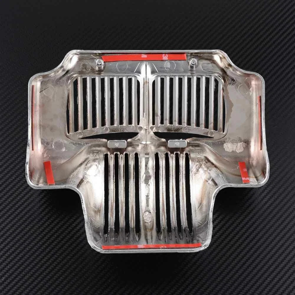 Chrome Oil Cooler Cover For Harley Touring Electra Street Glide Road King 11-15