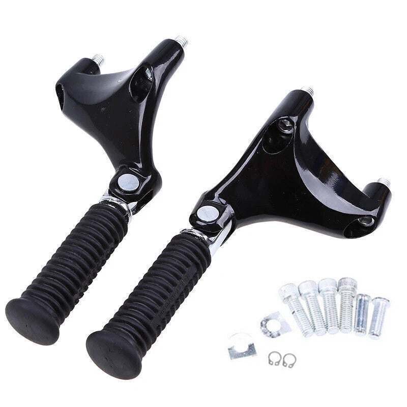 Rear Passenger Foot Pegs Pedal Mount For Harley Sportster XL 883 1200 Iron 04-13