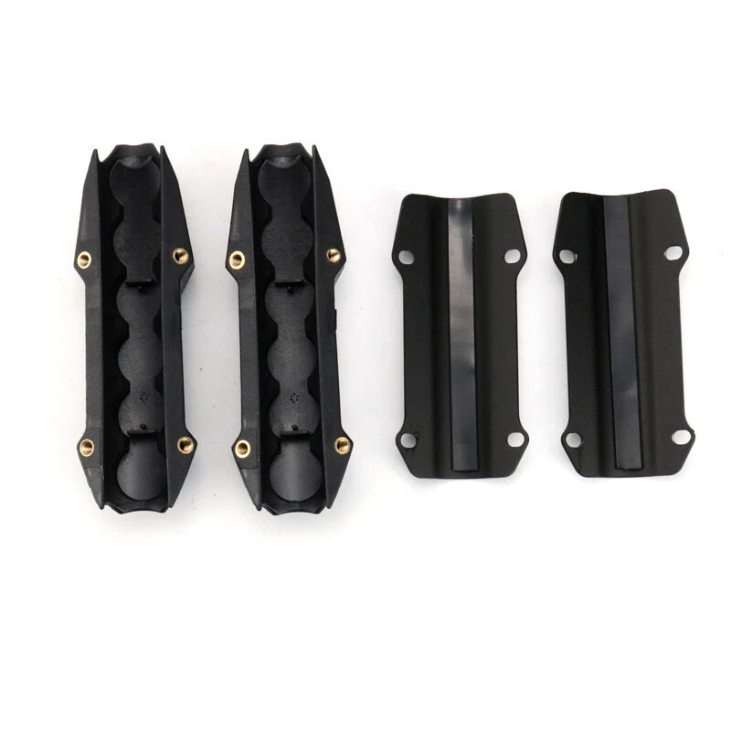 Pair Motorcycle Engine Guard Crash Bar Protector Frame Slider Pads Black 25mm ST