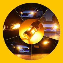 Load image into Gallery viewer, 2pcs/Amber 1156PY BAU15S PY21W LED Tail 26SMD Car Turn Reverse Brake Signal Bulb