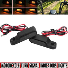Load image into Gallery viewer, 2X E-mark 6LED Mini Motorcycle Front Rear Turn Signal Indicator Light For Harley