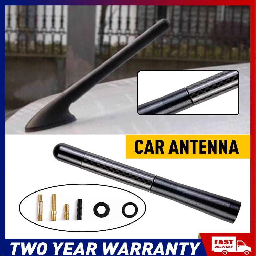 Universal Mini Car Antenna Small Car Aerial FM/AM Pure Antenna Copper 4.7INCH