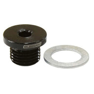 Aeroflow AF814-M12-01BLK Metric Port Plug M12 x 1.25 Black