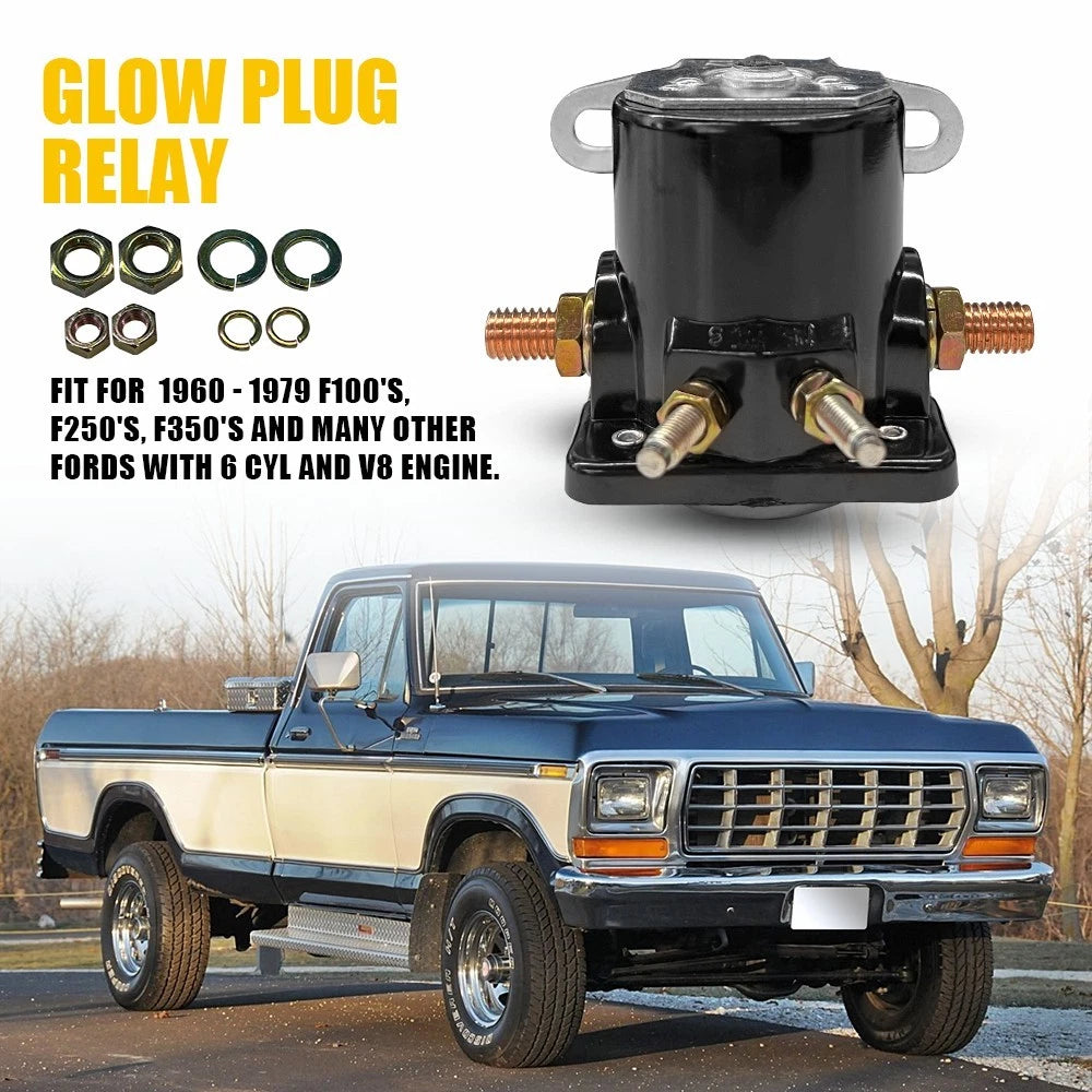 Starter Motor Solenoid For Ford Falcon F100 F250 F350 6 Cyl V8 Cleveland Windsor