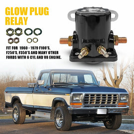 Starter Motor Solenoid For Ford Falcon F100 F250 F350 6 Cyl V8 Cleveland Windsor