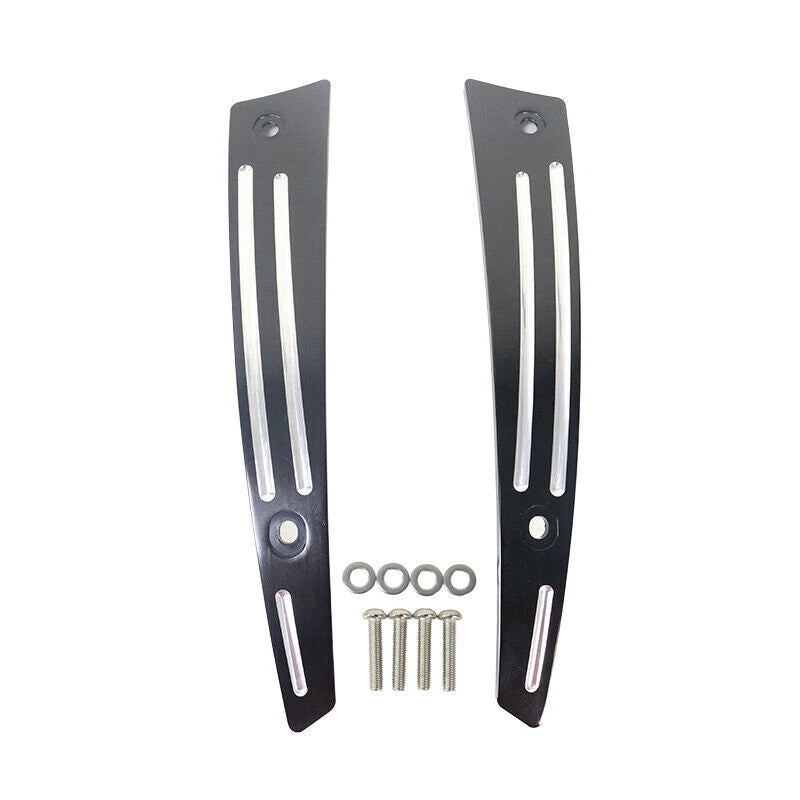 Black CNC Aluminum Windshield Trim for Harley Touring Road Glide 2015-2017 16 ST