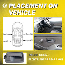 Load image into Gallery viewer, for Holden Rodeo TF 1988-03 Right Front/Rear Inner Inside Door handle Grey