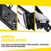 Load image into Gallery viewer, 2x Right Drivers Inner Door Handle Chrome For Holden Captiva 5 Seater 2006-2018