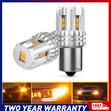 Load image into Gallery viewer, 2-10x BA15S 1156 P21W LEDS TURN SIGNAL LIGHT INDICATOR CANBUS BULB GLOBE AMBER A