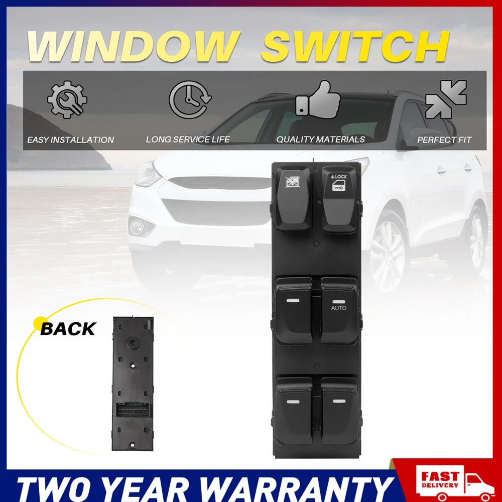 Electric Window Switch Master Control For Hyundai IX35 2010-17 Right Hand Drive