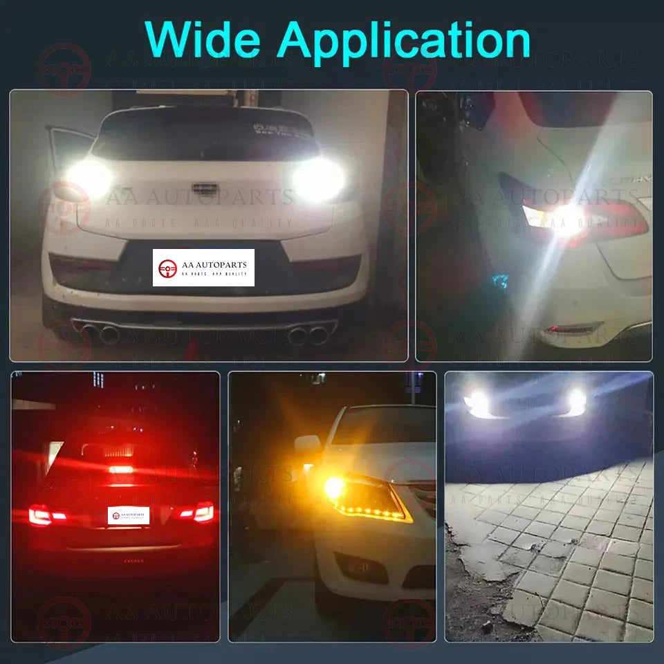 LED White Rear Reverse Bulbs BA15s 2PCS Holden Commodore VT VX VY VZ VE