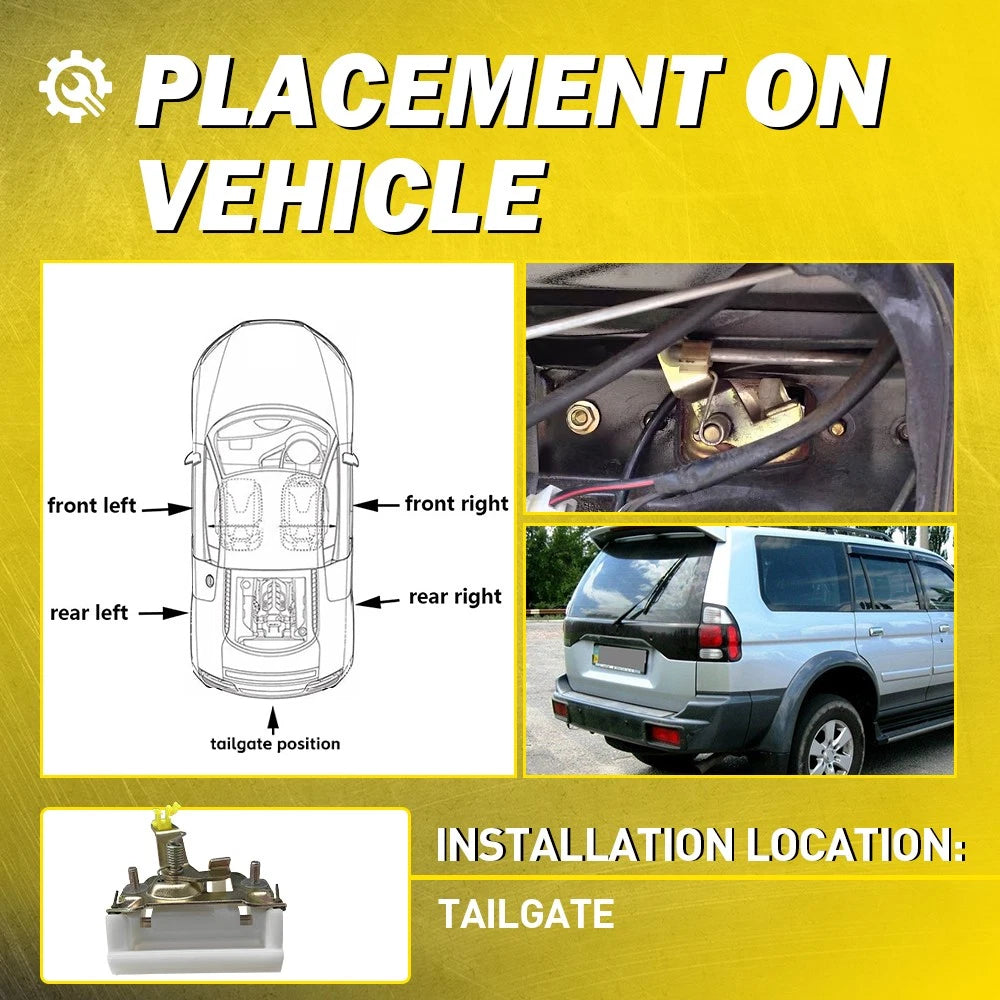 for Mitsubishi Montero Pajero 1990-2001 Tailgate Rear Door Handle Trim MR230032
