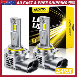 4/8x HB3 9005 LED Bulbs Hi/Lo 80W 28000LM w/Decoder No Error Canbus Error Free.