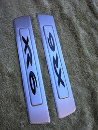 PAIR OF ALLOYS REAR SCUFF PLATE SUIT XR6 FG SERIES FORD FALCON SEDAN