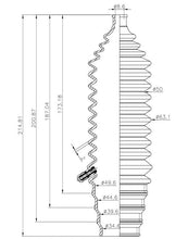 Load image into Gallery viewer, Power Steering Rack End Boots Universal Multi Fit High Stretch Rubber x2pc