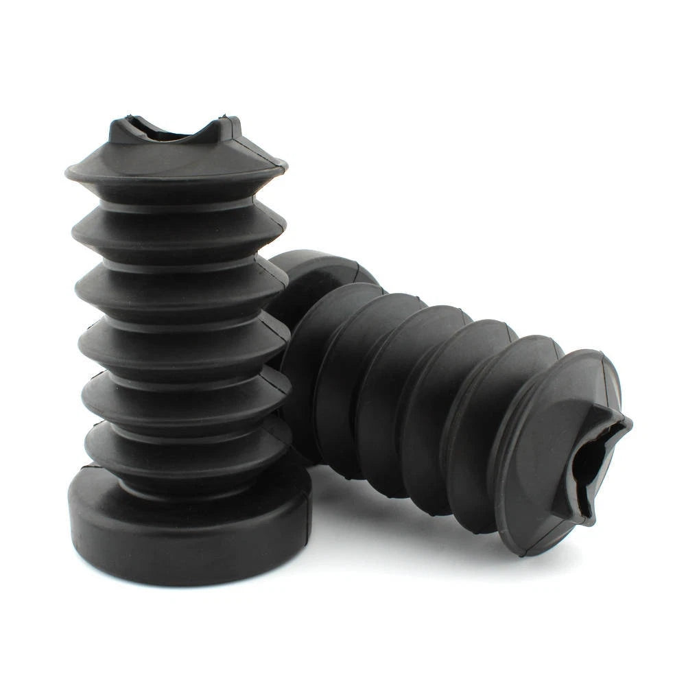 Rear Rubber Shock Absorber Fork Cover Gaiter Gator Boot For Harley Touring 97-13