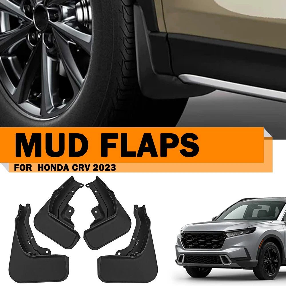 4Pcs Black Car Mud Flap Splash Guard Fender Mudguard Mudflap For Honda CRV 2023