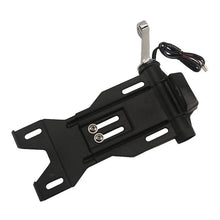 Load image into Gallery viewer, Side Mount Number Plate Holder w/LED Light for Harley Sportster 883 1200 48 04+