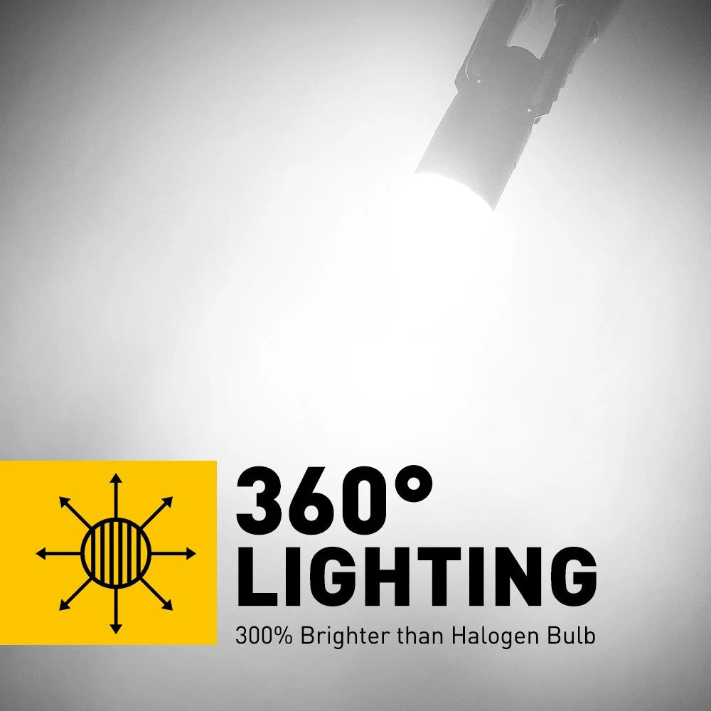 2x T10 AU LED License Number Plate Interior Map Lights Dome Wedge Bulbs Globes