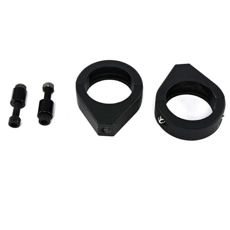 Chrome Turn Signal Light Bracket Indicator for 41mm Front Fork Motorcycle Holder