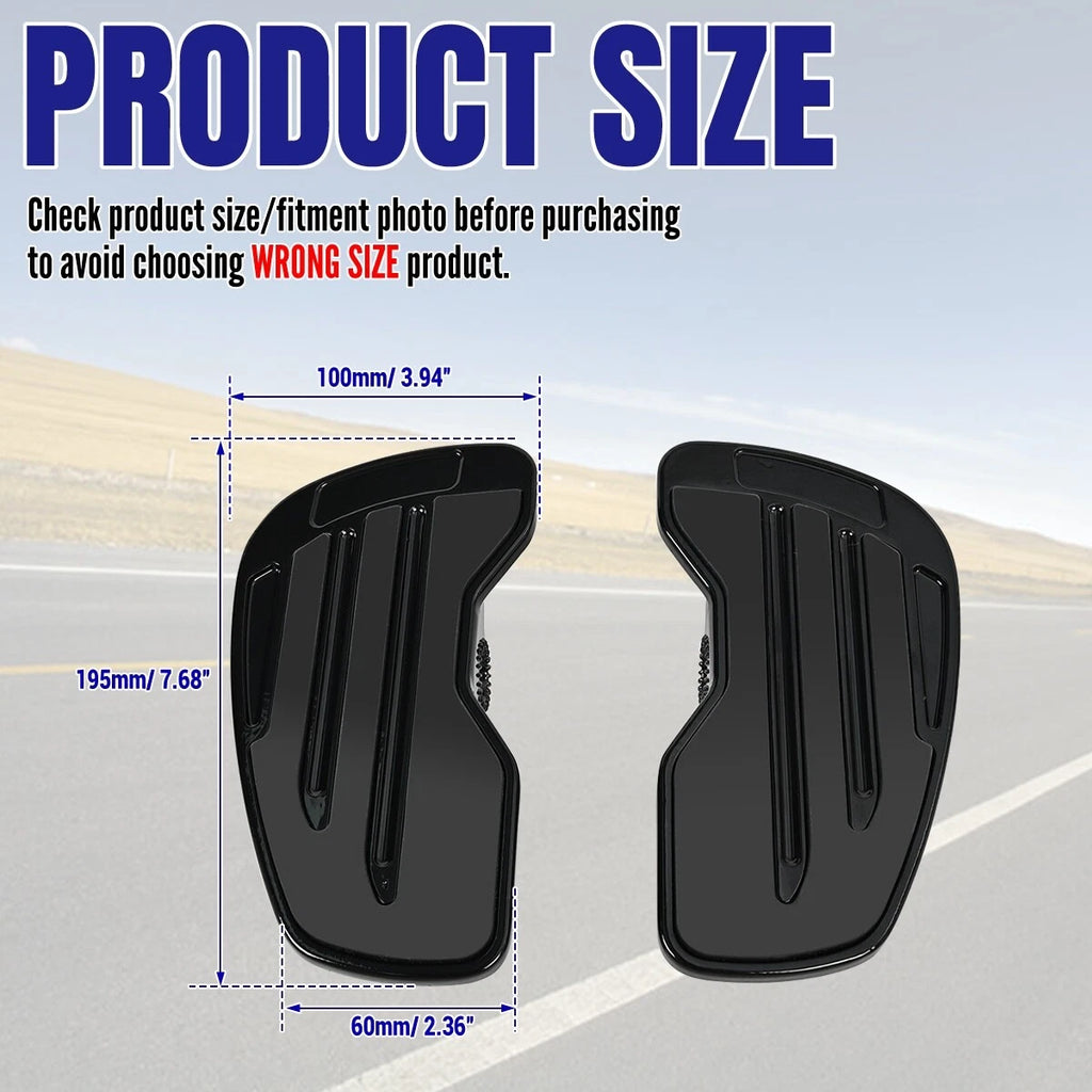Motorcycle Front Foot Peg Footrest Pedal Floorboards for Harley Softail Fat Bob