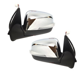 *NEW* DOOR MIRROR (CHROME INDICATOR 5pins) for ISUZU D-MAX DMAX 2008 - 2012 PAIR