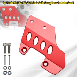 For Honda XR650L 1993-2023 Chain Guide Strengthener Protector Guard Billet Red