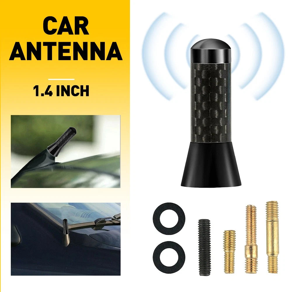 Universal Car Electric Aerial Radio AM FM Booster Automatic Power Antenna 1.4"