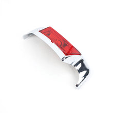 Load image into Gallery viewer, for Harley Touring Softail RED Lens Chorme Plated Rear Fender Tip LED Light ST
