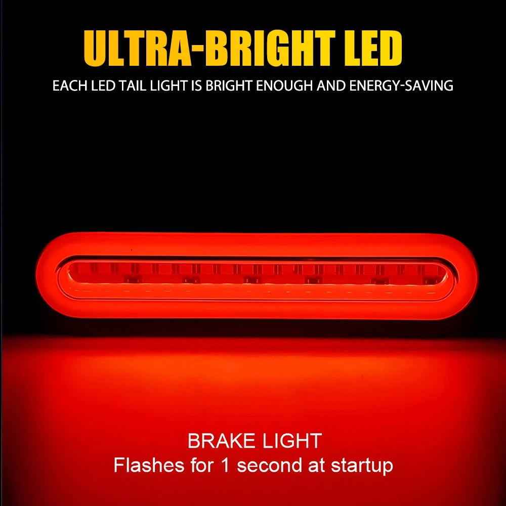 2/4/8x 58 LED Tail Lights Stop Indicator Reverse Trailer Truck Ute Light A